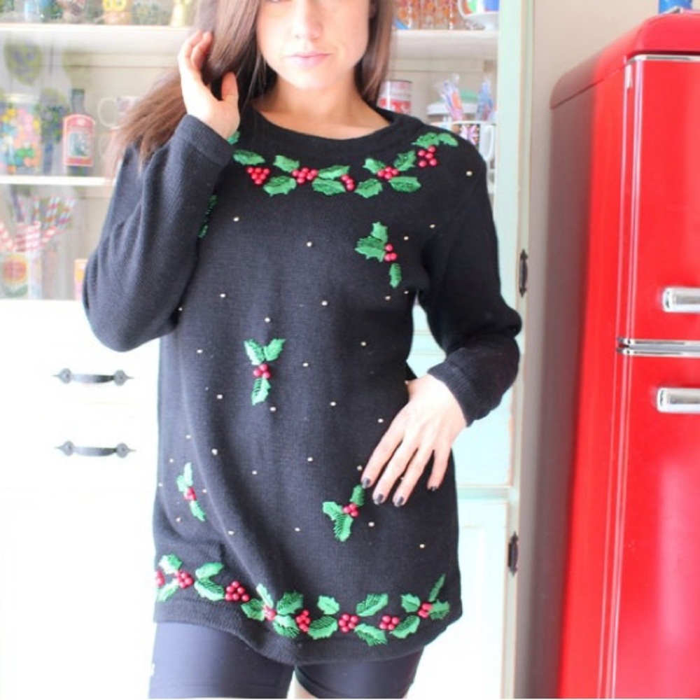 Vintage Victoria Jones Mistletoe Sweater